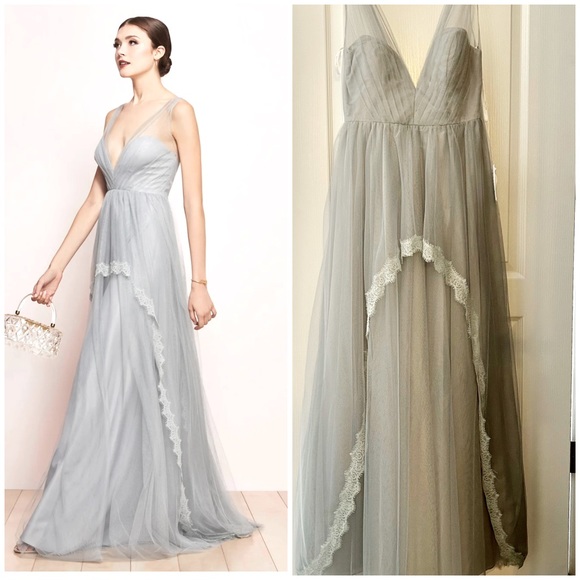 NWT Watters French blue ball gown - Picture 1 of 10